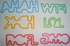 Wholesale elastic silicone hair bands