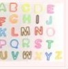 Wholesale shaped silicone rubber band-letters