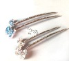 Wholesale rhinestones hair forks