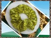 Wholesale 100% cotton knitted hair flower for woman