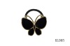 Wholesale fashion Butterfly decorated black fashion Butterfly decorated black elastic hair band, hair accessories