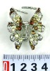 Wholesale fashion alloy hair claw with crystal