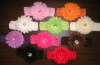 Wholesale 1.5'' crochet hair bands with 4'' Tanzy daisy flower YL01153