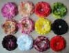 Wholesale Jeweled Center Handmade Fabric Flower
