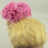 Wholesale chiffon flower hair claws