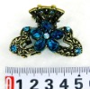 Wholesale fashion alloy hair claw with crystal