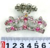 Wholesale fashion alloy hair claw with crystal