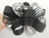 Wholesale Animal print boutique hair claw clip flower for hair accessories bowsHBR-137