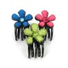 Wholesale Leather Flower Hair Claw S3