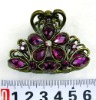 Wholesale fashion alloy hair claw with crystal