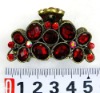 Wholesale fashion alloy hair claw with crystal
