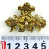 Wholesale fashion alloy hair claw with crystal