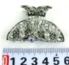 Wholesale fashion alloy hair claw with crystal
