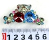 Wholesale fashion alloy hair claw with crystal