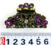Wholesale fashion alloy hair claw with crystal