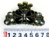Wholesale fashion alloy hair claw with crystal