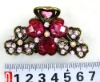Wholesale fashion alloy hair claw with crystal