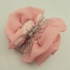 Wholesale chiffon flower hair claws