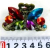 Wholesale fashion alloy hair claw with crystal