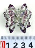 Wholesale fashion alloy hair claw with crystal