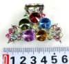 Wholesale fashion alloy hair claw with crystal