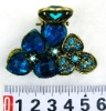 Wholesale fashion alloy hair claw with crystal