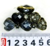 Wholesale fashion alloy hair claw with crystal
