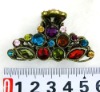 Wholesale fashion alloy hair claw with crystal