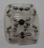 Wholesale Fashion Acrylic beads magic hair comb