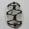 Wholesale Fashion Acrylic beads magic hair comb