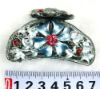 Wholesale fashion alloy hair claw with crystal