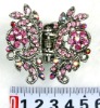 Wholesale fashion alloy hair claw with crystal