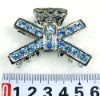 Wholesale fashion alloy hair claw with crystal