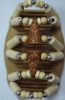 Wholesale Fashion Acrylic beads magic hair comb,Fashion hair comb