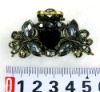 Wholesale fashion alloy hair claw with crystal