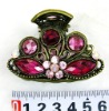 Wholesale fashion alloy hair claw with crystal