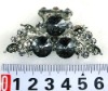 Wholesale fashion alloy hair claw with crystal