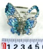 Wholesale fashion alloy hair claw with crystal