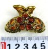 Wholesale fashion alloy hair claw with crystal