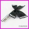 Wholesale Fashion fabric & rhinestone butterfly hair clip