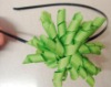 Wholesale Fashion plastic headband with curly CNHB-0108