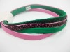 Wholesale 5mm*19cm printing flower fasion Mini lady hair elastic