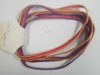 Wholesale 5mm*19cm printing flower fasion Mini lady hair elastic