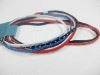 Wholesale 5mm*19cm printing flower fasion Mini lady hair elastic
