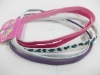 Wholesale 1cm*19cm printing flower fasion Mini lady hair elastic