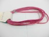 Wholesale 5mm*19cm printing flower fasion Mini lady hair elastic