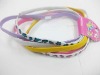 Wholesale 1cm*19cm printing flower fasion Mini lady hair elastic