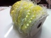 Wholesale yellow flower lace