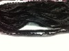 Wholesale beautiful black nylon lace