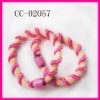 Wholesale twisted elastic hair band ,elastic ponytail band